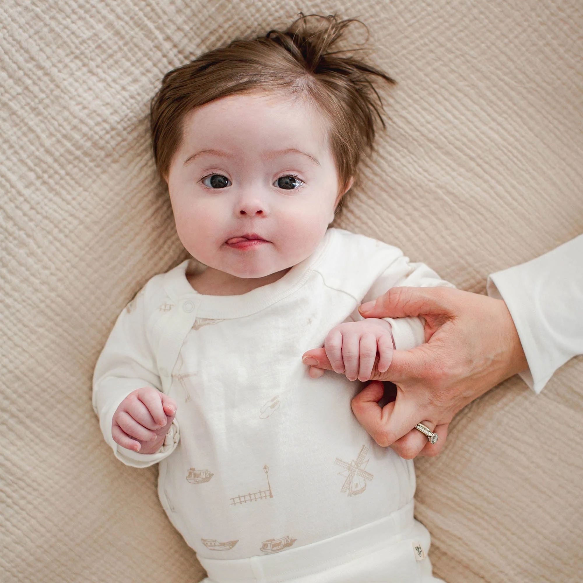 Amsterdam 3 Piece Bodysuit & Pant Set - Eggshell - Image 4