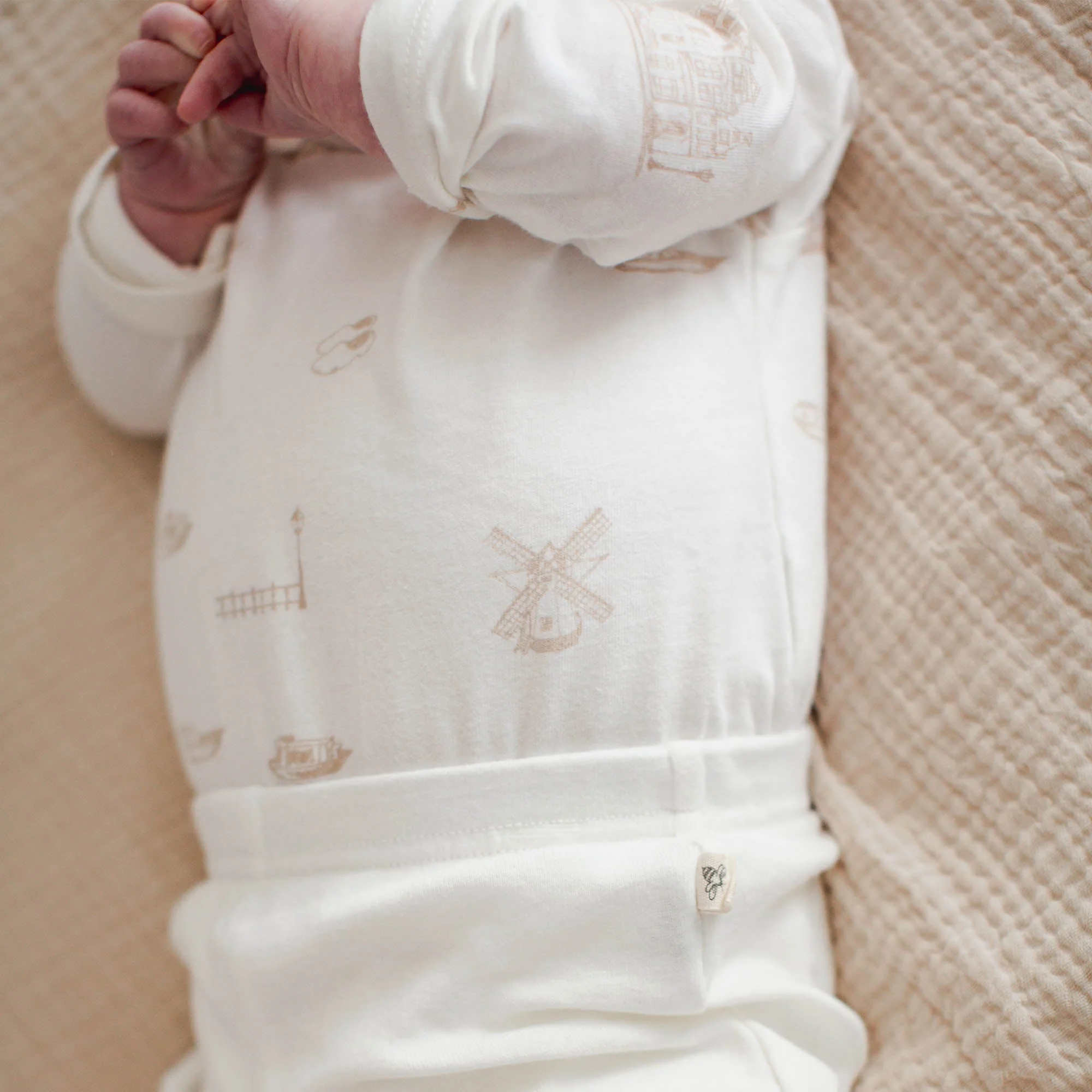 Amsterdam 3 Piece Bodysuit & Pant Set - Eggshell - Image 5