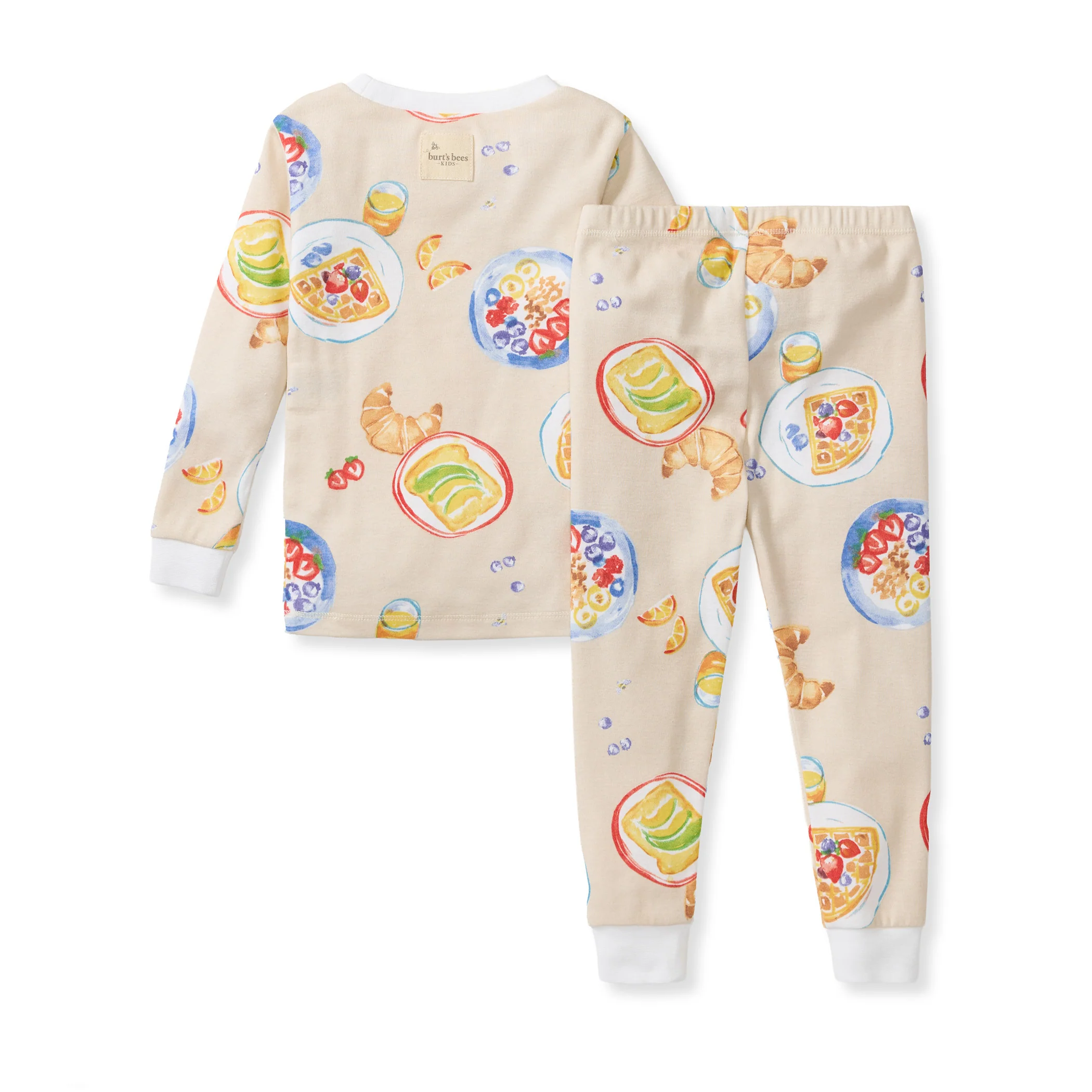 Breakfast In Bed Matching Organic Two-Piece Pajamas - Image 3