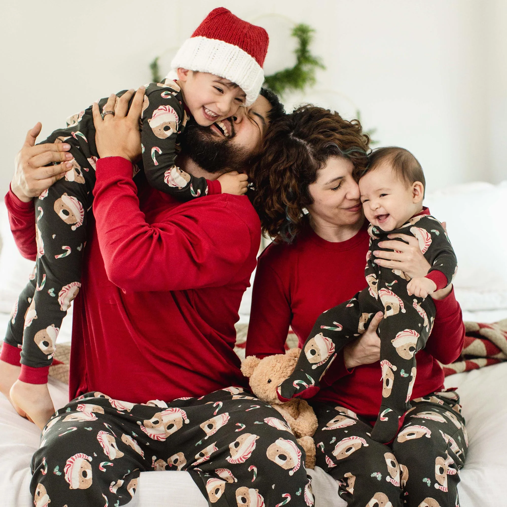 Candy Cane Bears Matching Family Pajamas - Image 5