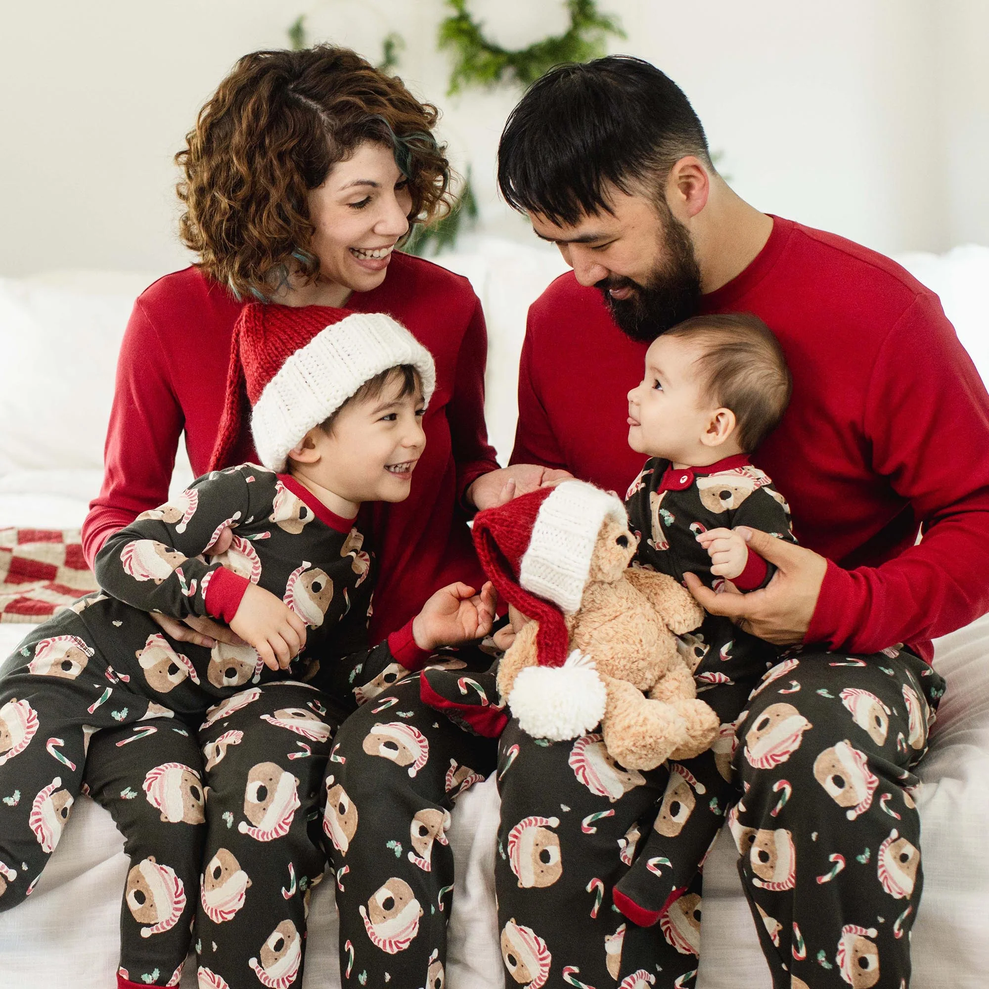 Candy Cane Bears Matching Family Pajamas - Image 9