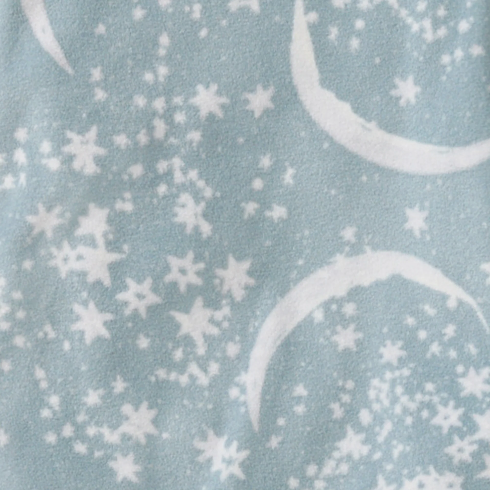 Celestial Moon polarbee™ Repreve® Microfleece Pajamas - Mountain Blue - Image 2