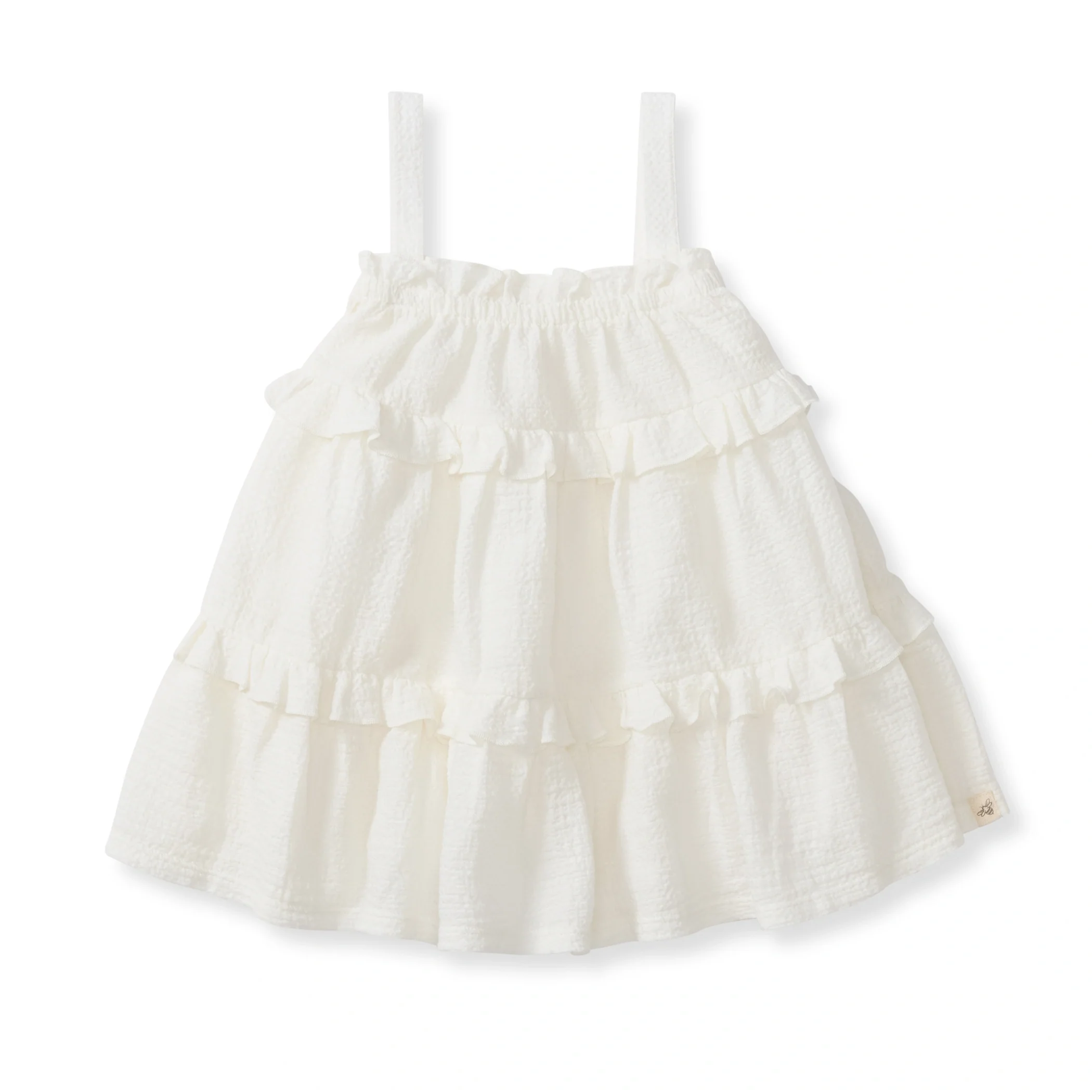 Honeycomb Muslin Dress