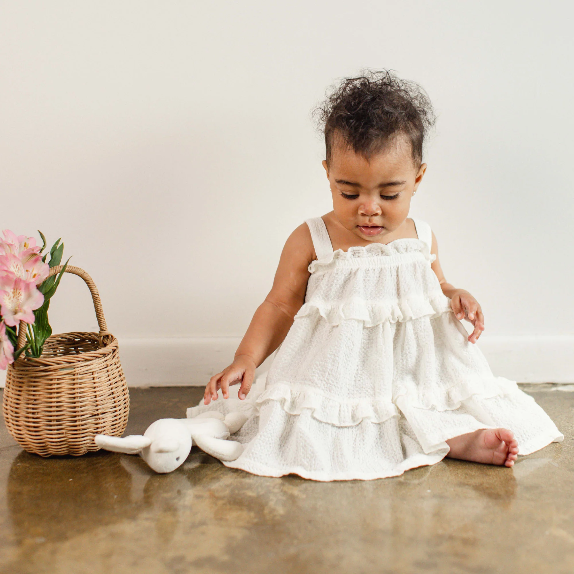 Honeycomb Muslin Dress - Image 2