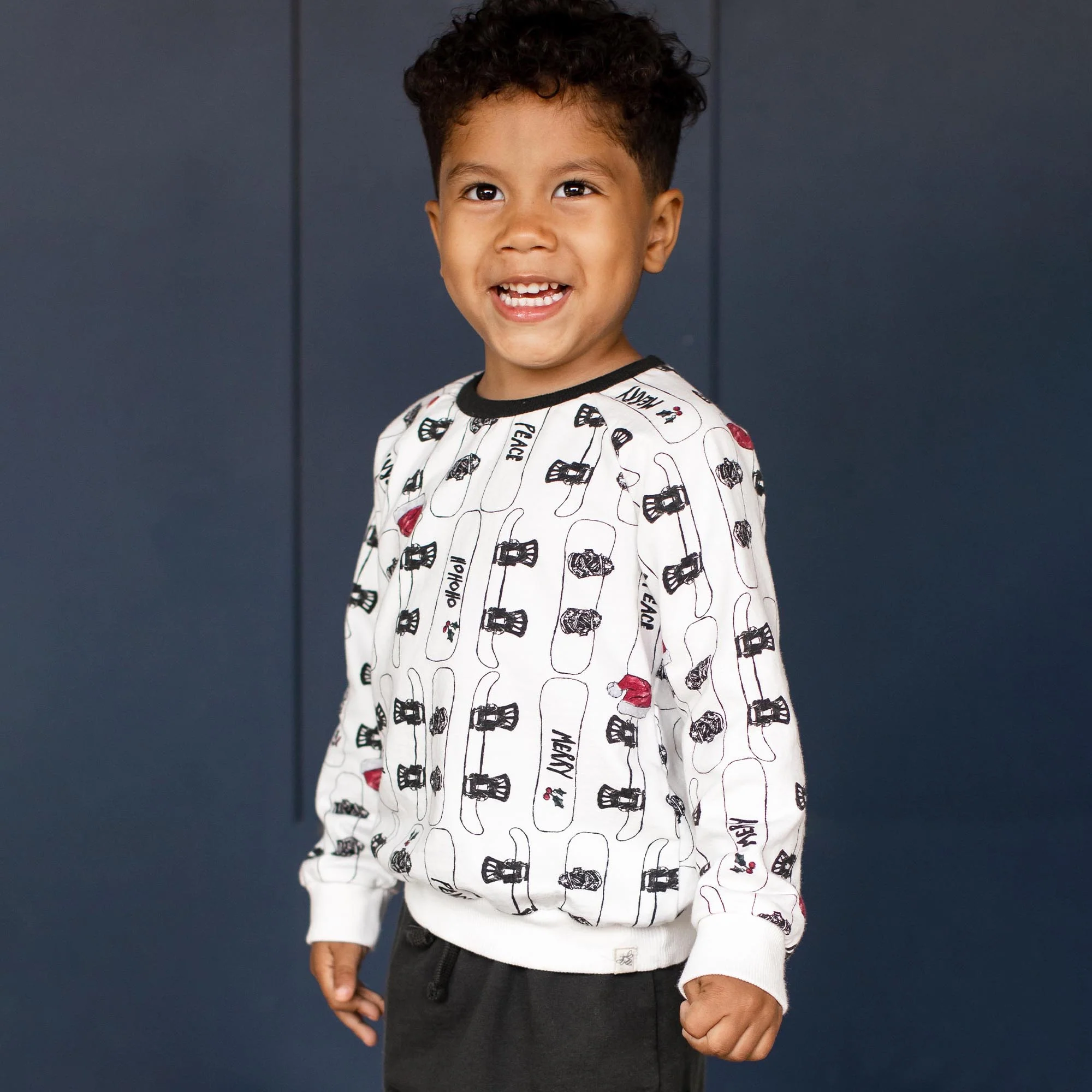 Deck The Slopes Sweatshirt & Pants Set - Image 2
