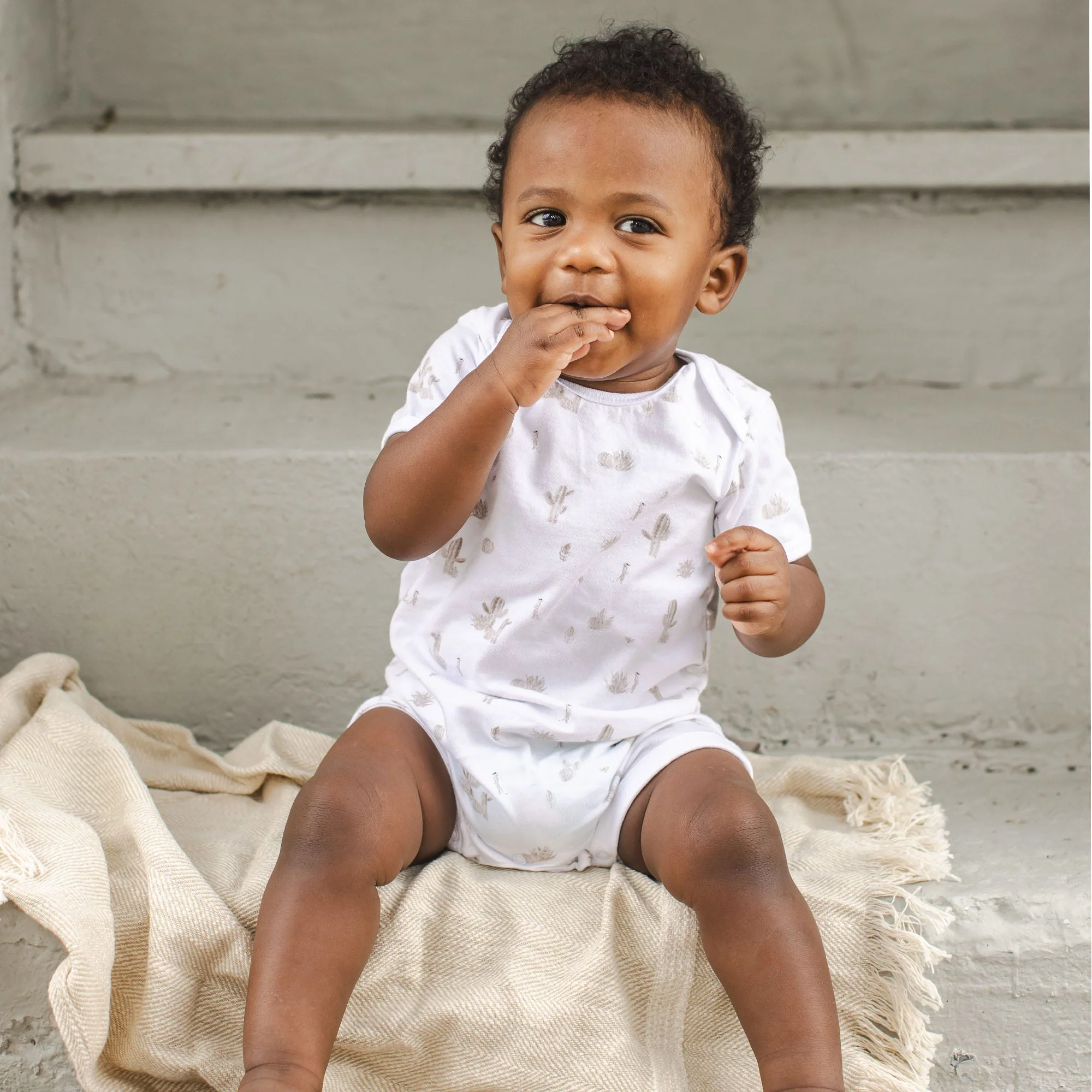Desert Life Organic Cotton Baby Romper - Image 4