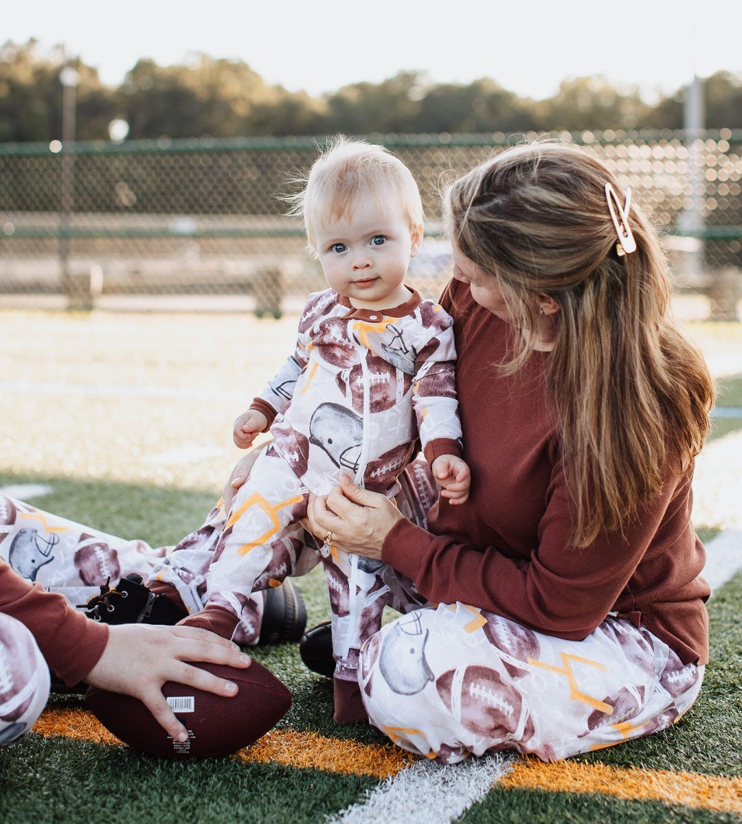 Football Season Organic Matching Men's Pajamas - Image 7