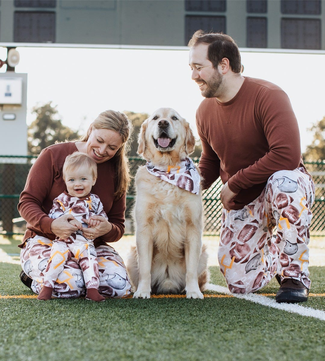Football Season Organic Matching Women's Pajamas - Image 8