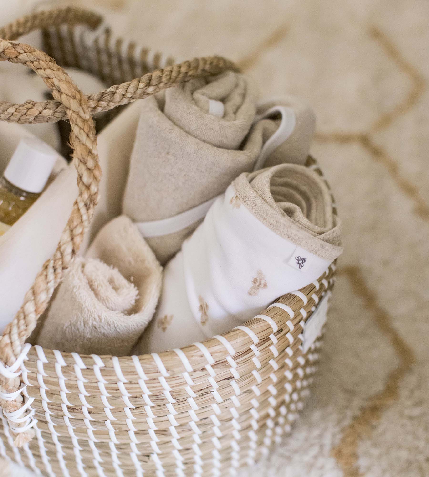 Golden Bee Organic Knit Terry Towels Set of 2 - Image 4