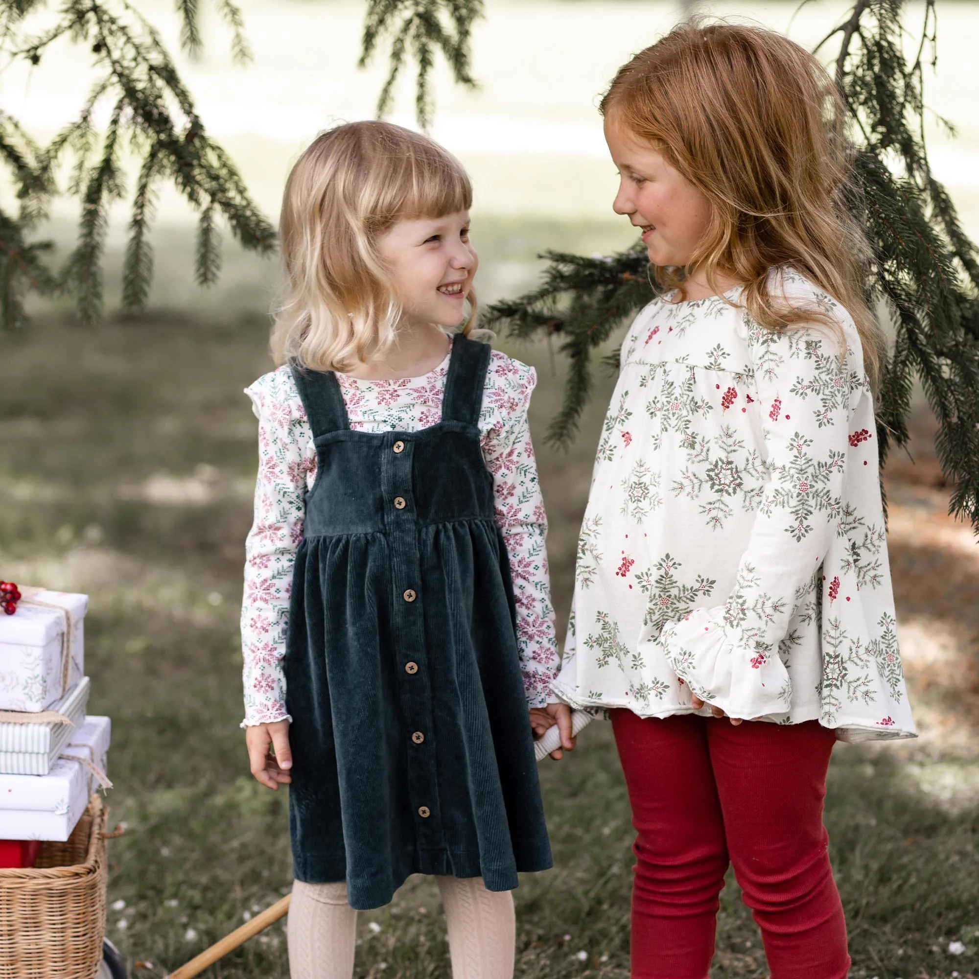 Holiday Snowflakes Organic Tunic & Pants Set - Image 10