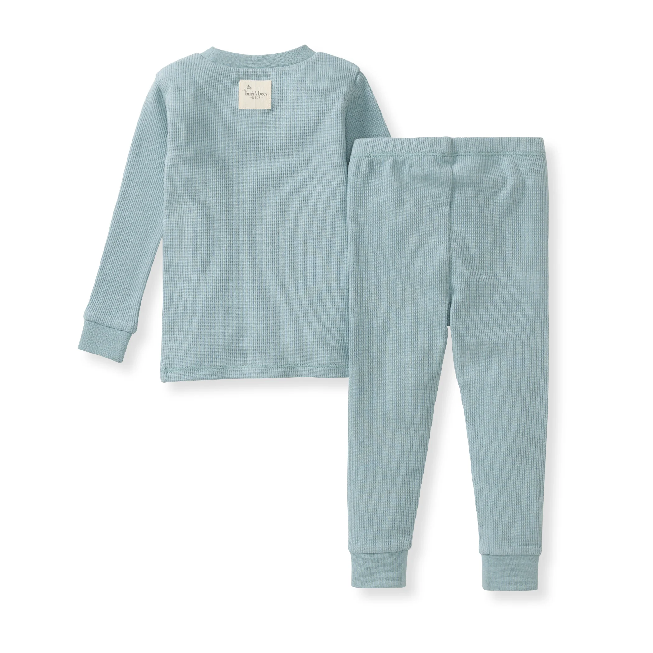 Honeysoft™ Mommy & Me Matching Thermal Lyocell Pajamas - Mountain Blue - Image 3
