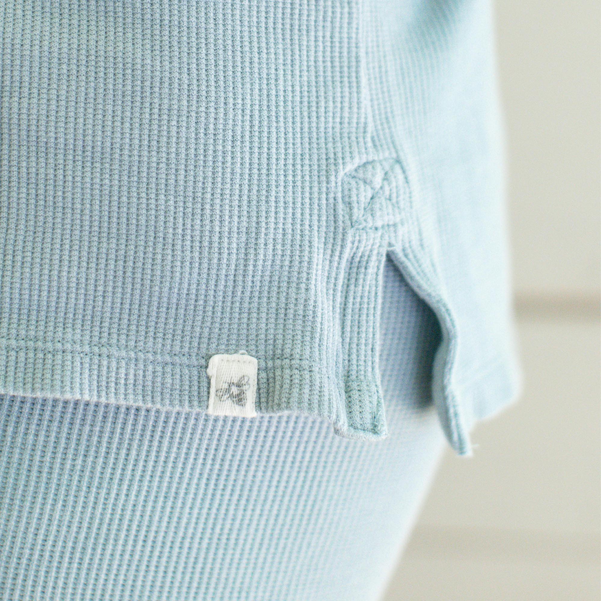 Honeysoft™ Mommy & Me Matching Thermal Lyocell Sleeper - Mountain Blue - Image 9