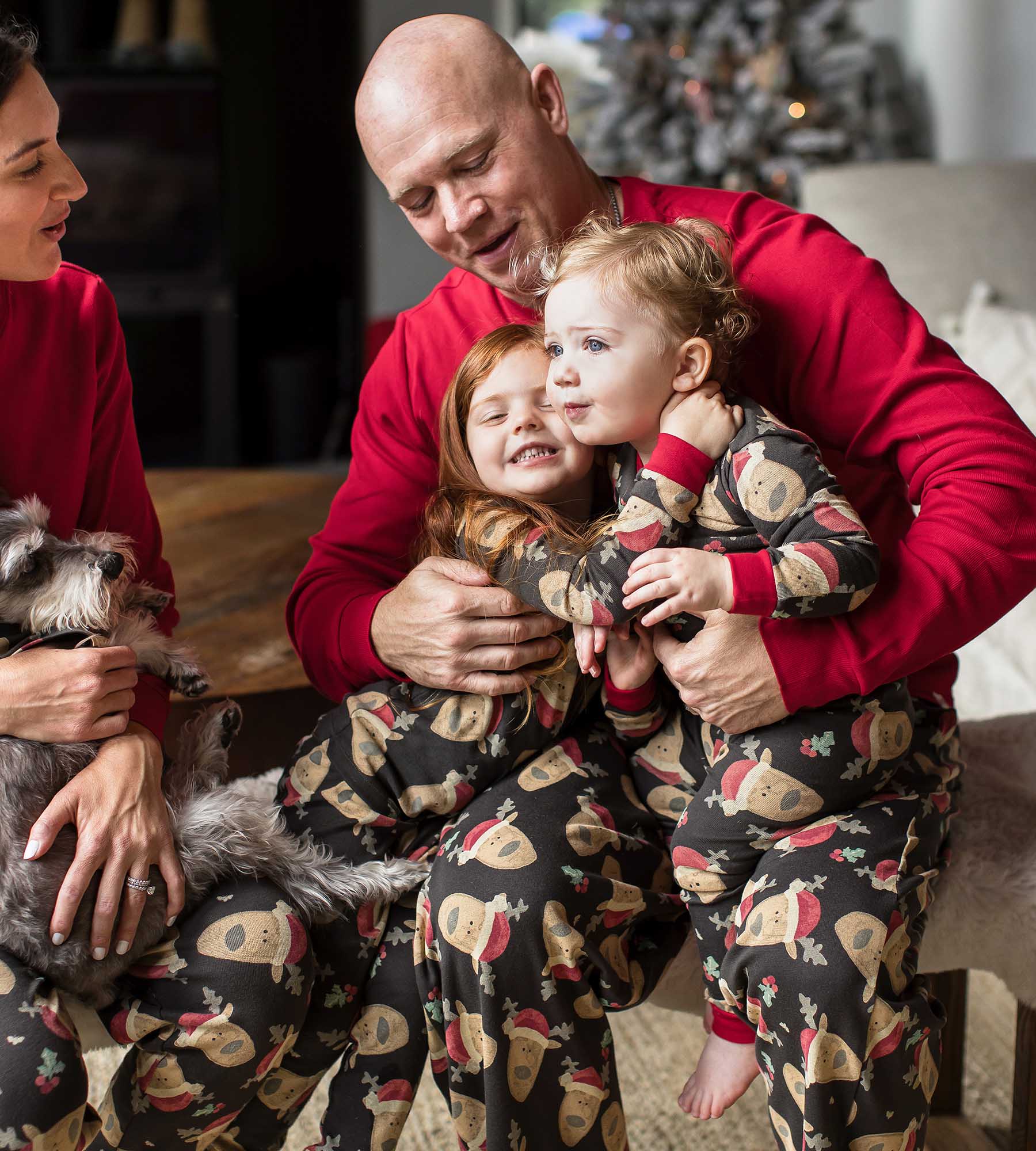 Jolly Reindeer Organic Cotton Men's Pajamas - Image 3