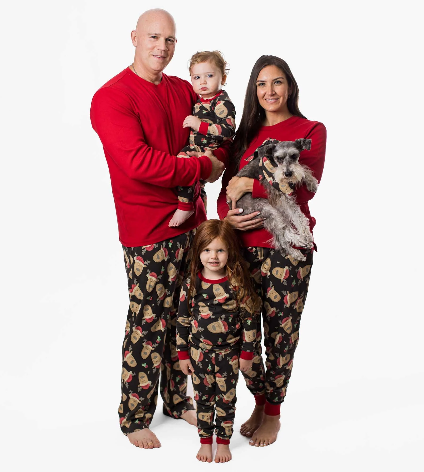 Jolly Reindeer Organic Cotton Men's Pajamas - Image 5
