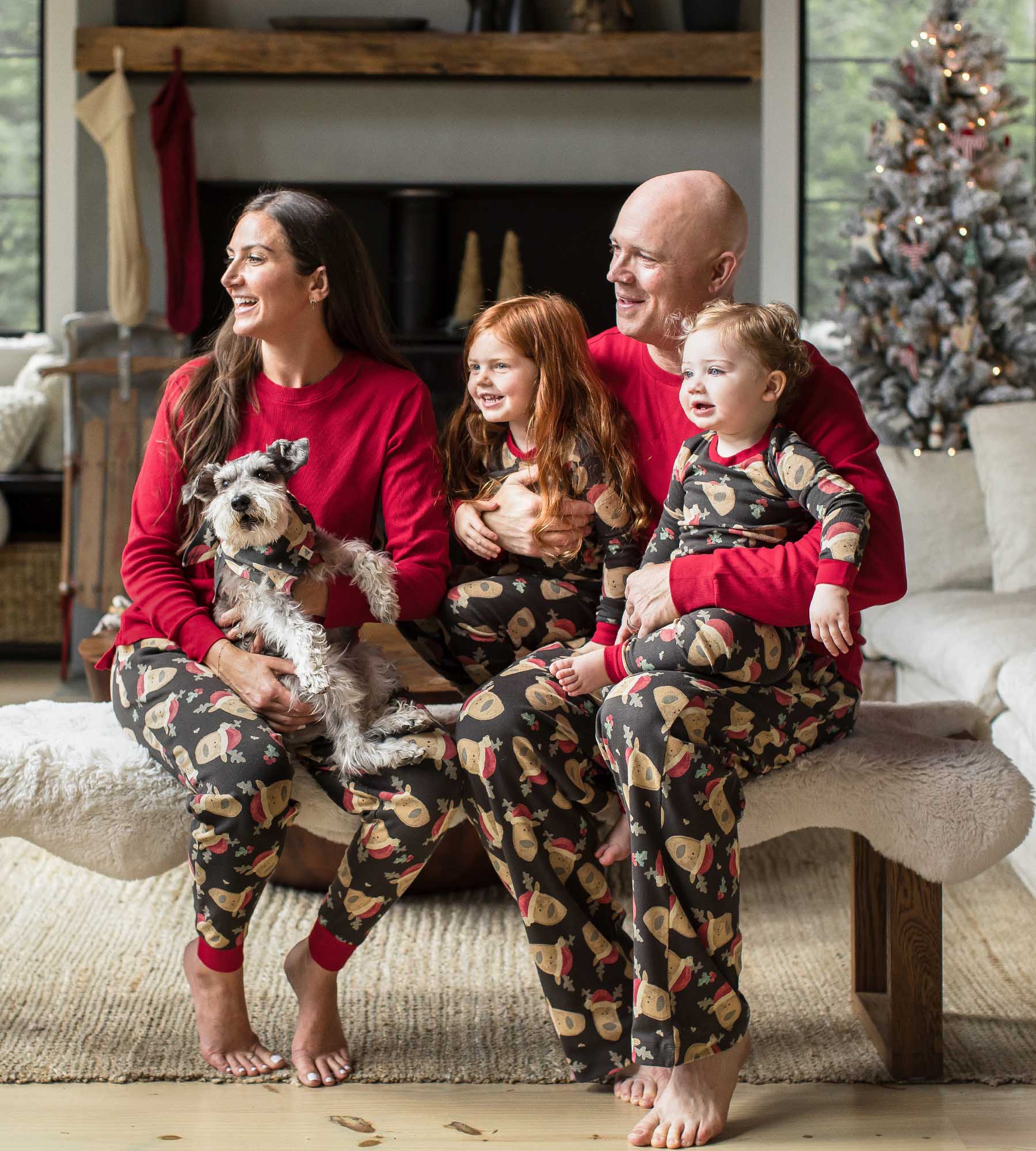 Jolly Reindeer Organic Cotton Men's Pajamas - Image 6