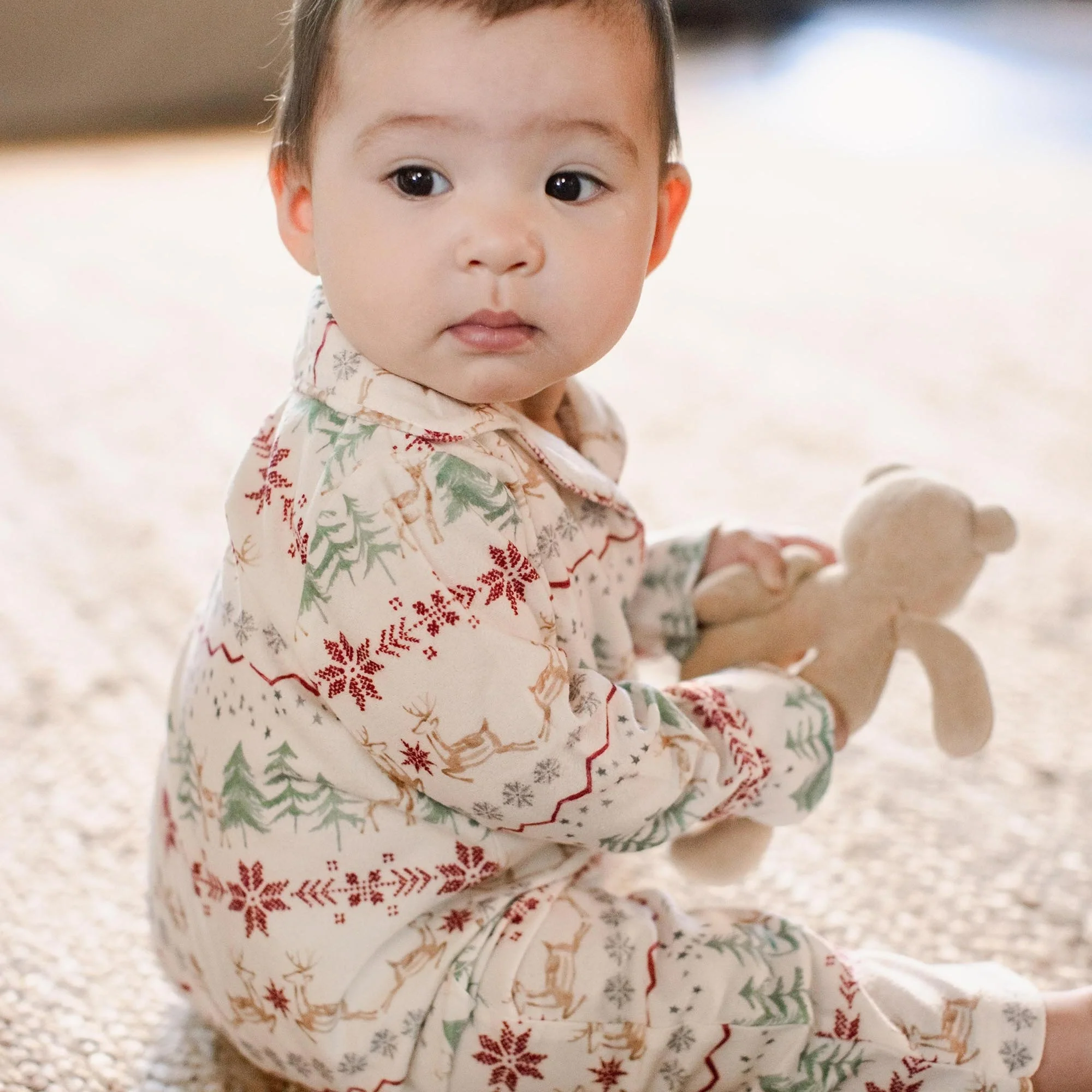 Magical Forest Fair Isle RepreveĀ® Flannel Jumpsuit - Image 2