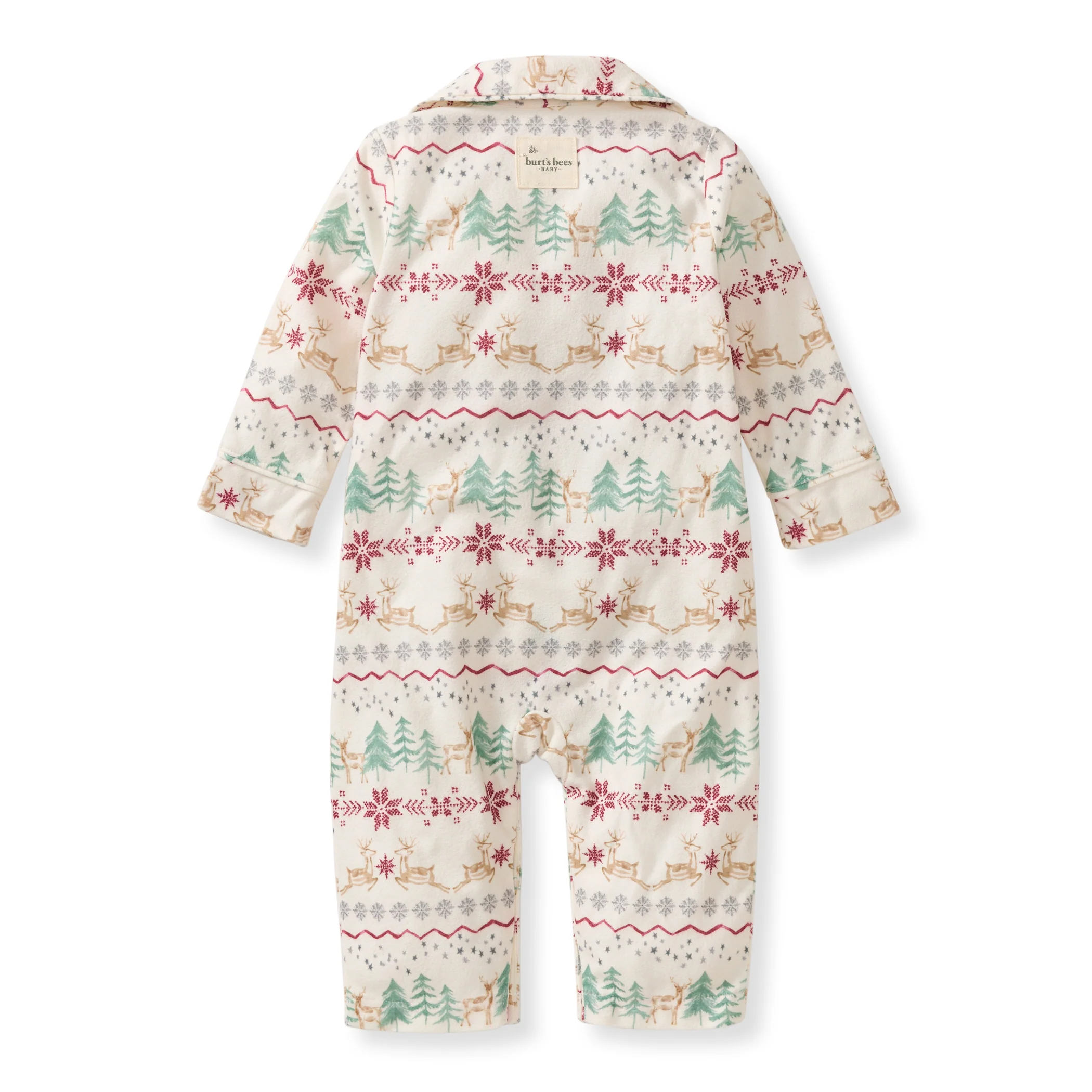 Magical Forest Fair Isle RepreveĀ® Flannel Jumpsuit - Image 4