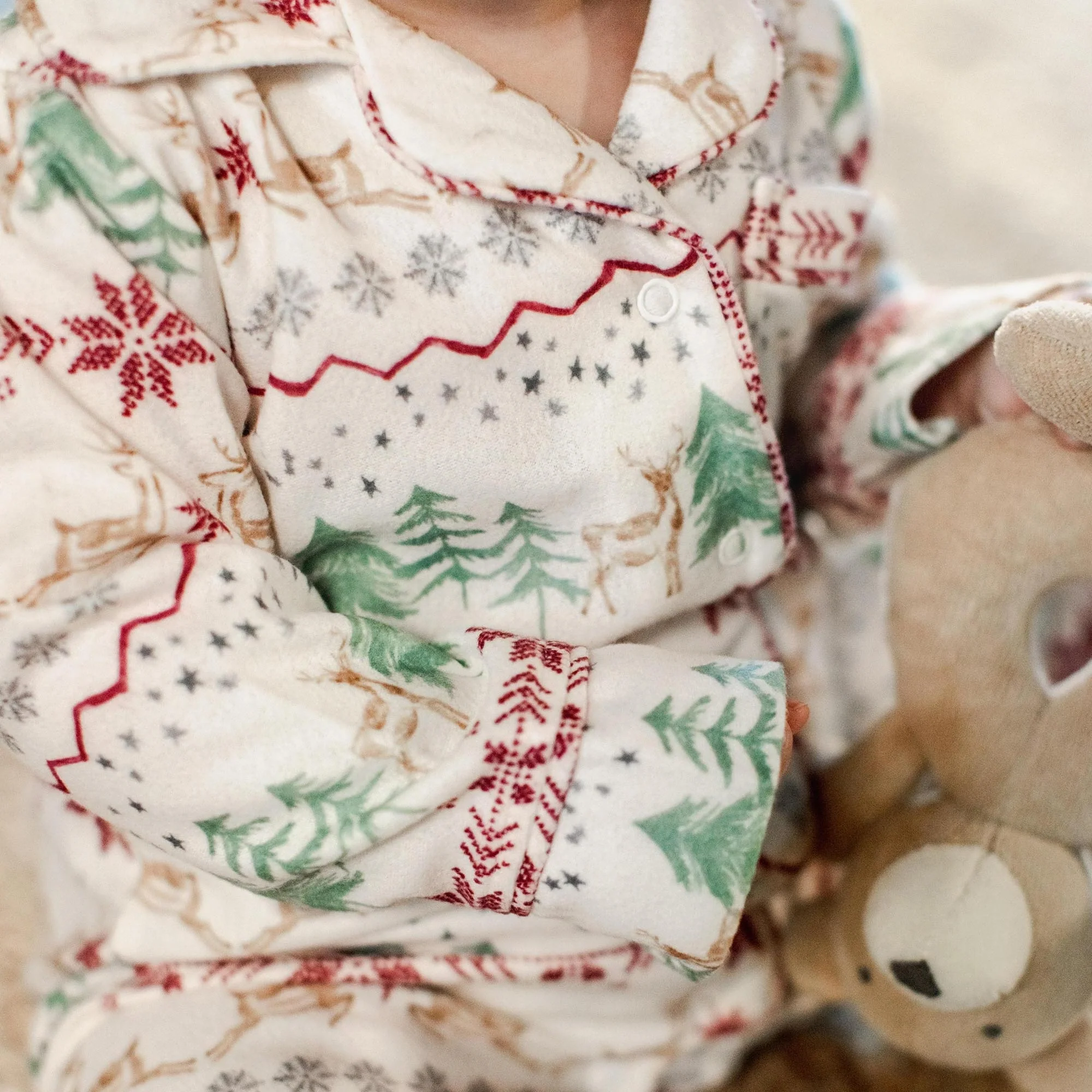 Magical Forest Fair Isle RepreveĀ® Flannel Jumpsuit - Image 5