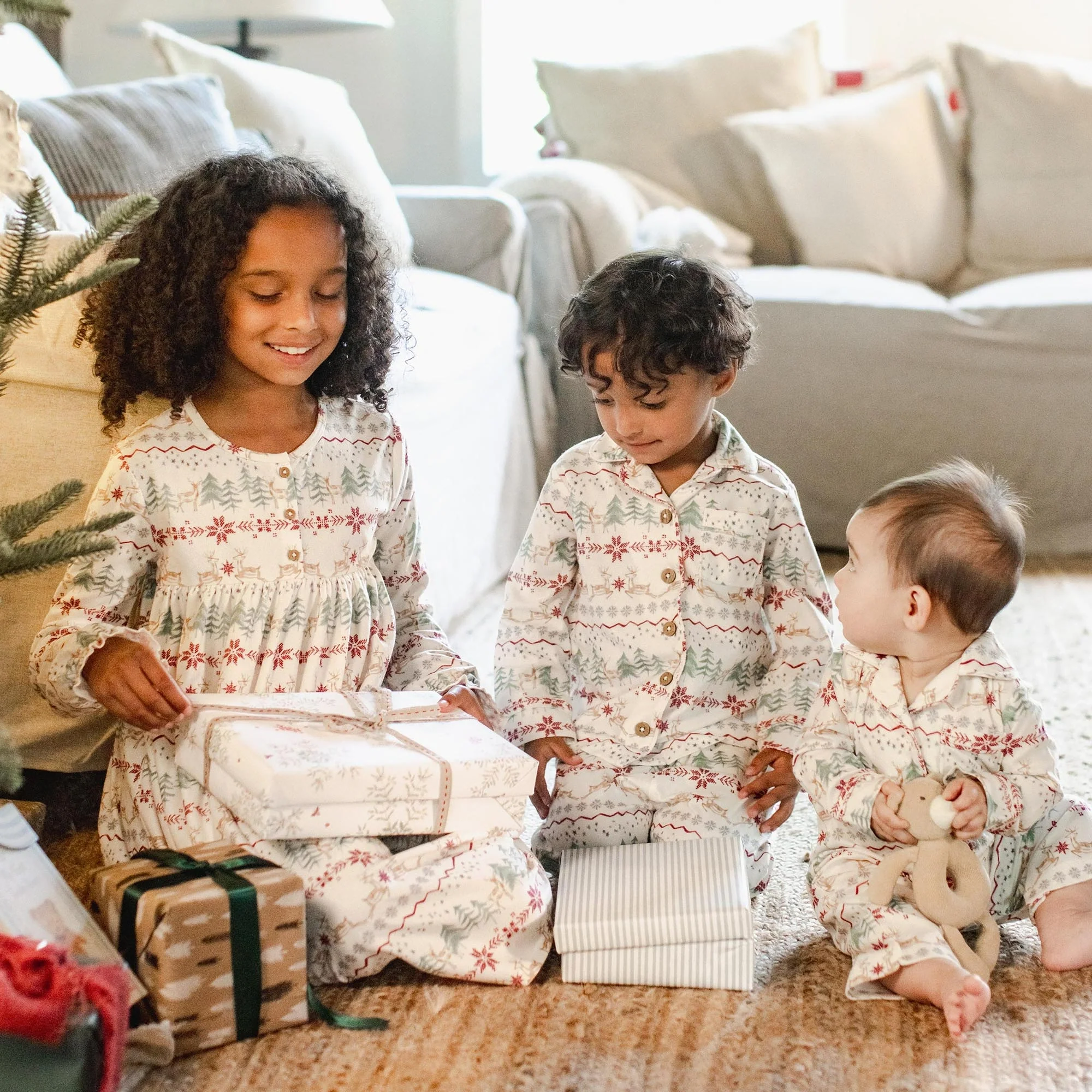 Magical Forest Fair Isle RepreveĀ® Flannel Jumpsuit - Image 6