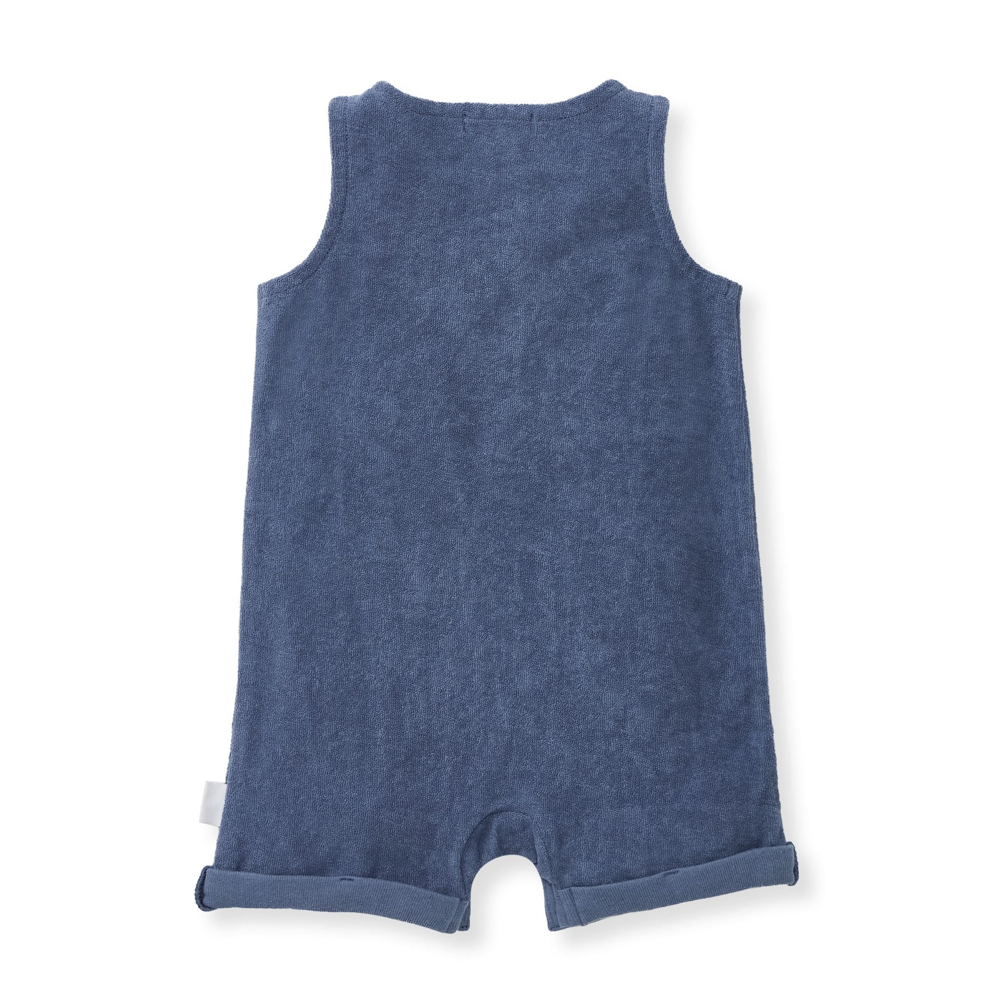 Organic Cotton Terry Romper - Underwater - Image 3