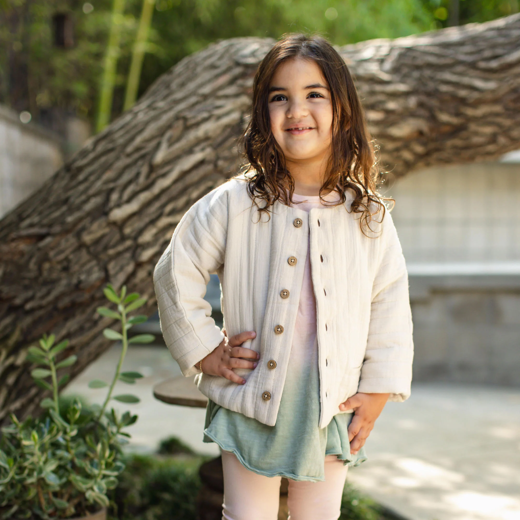 Organic Cotton Quilted Jacket - Image 6