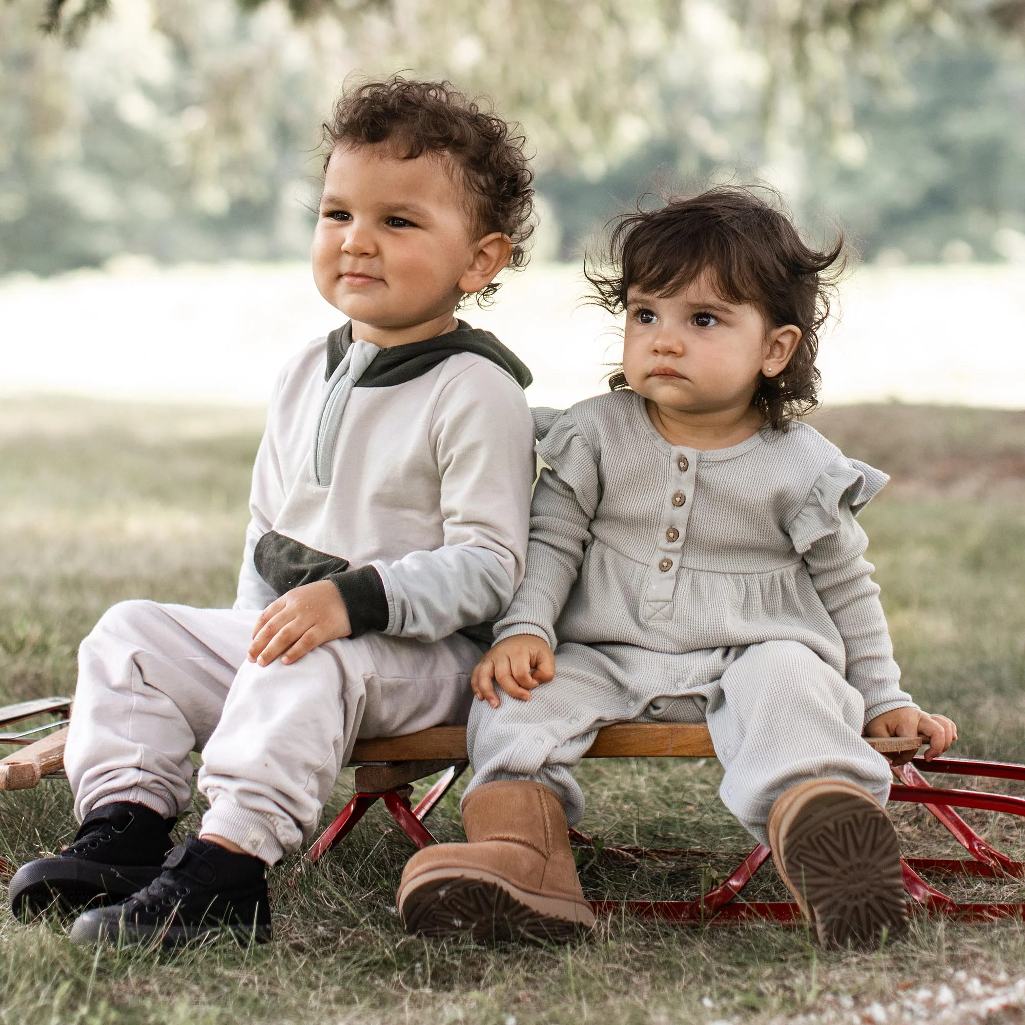 Organic Thermal Baby Girl Jumpsuit - Image 5