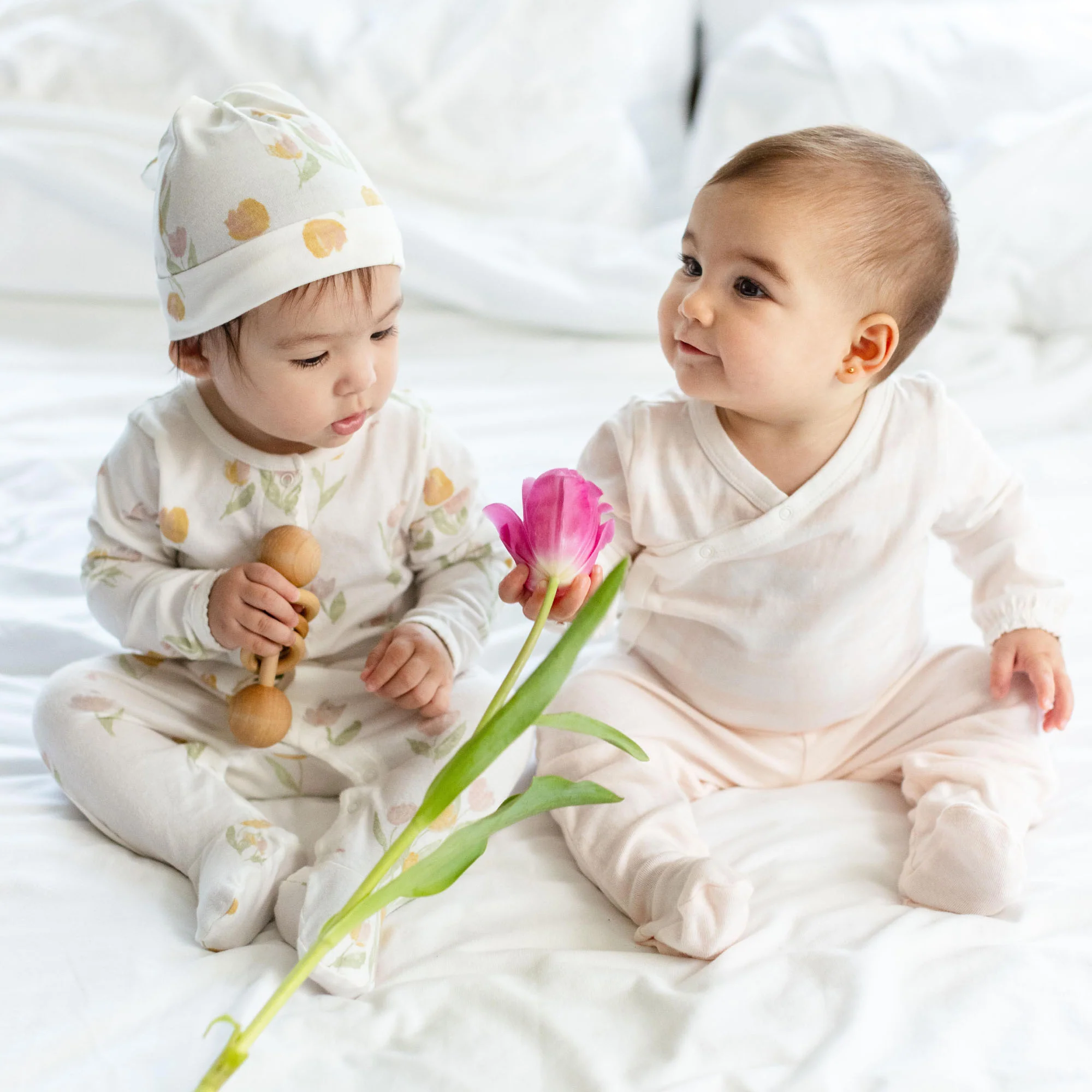 Origami Baby Girl 3-Piece Bodysuit & Pants Set - Image 7