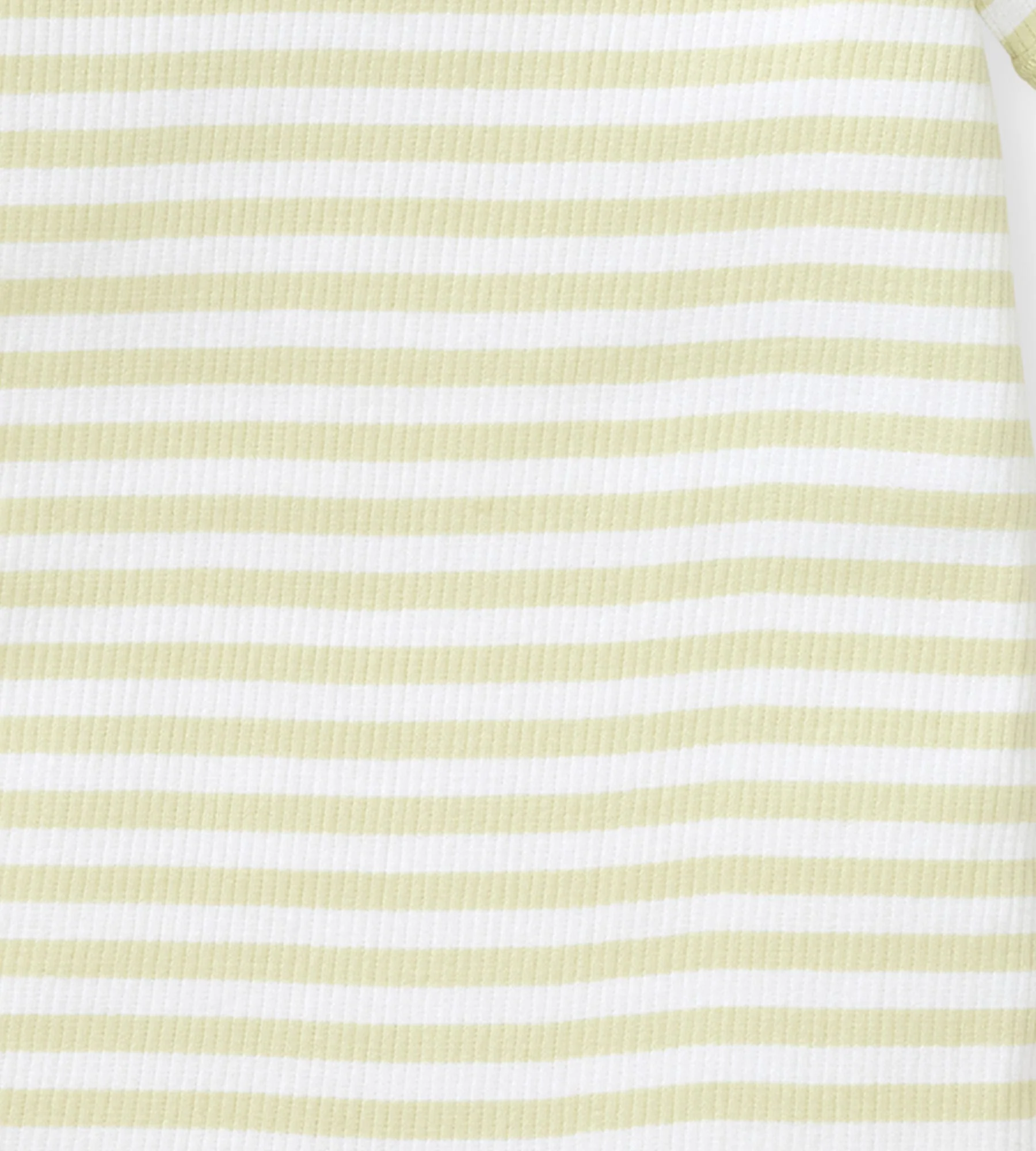 Rib Stripe Organic Cotton Baby Romper - Image 4