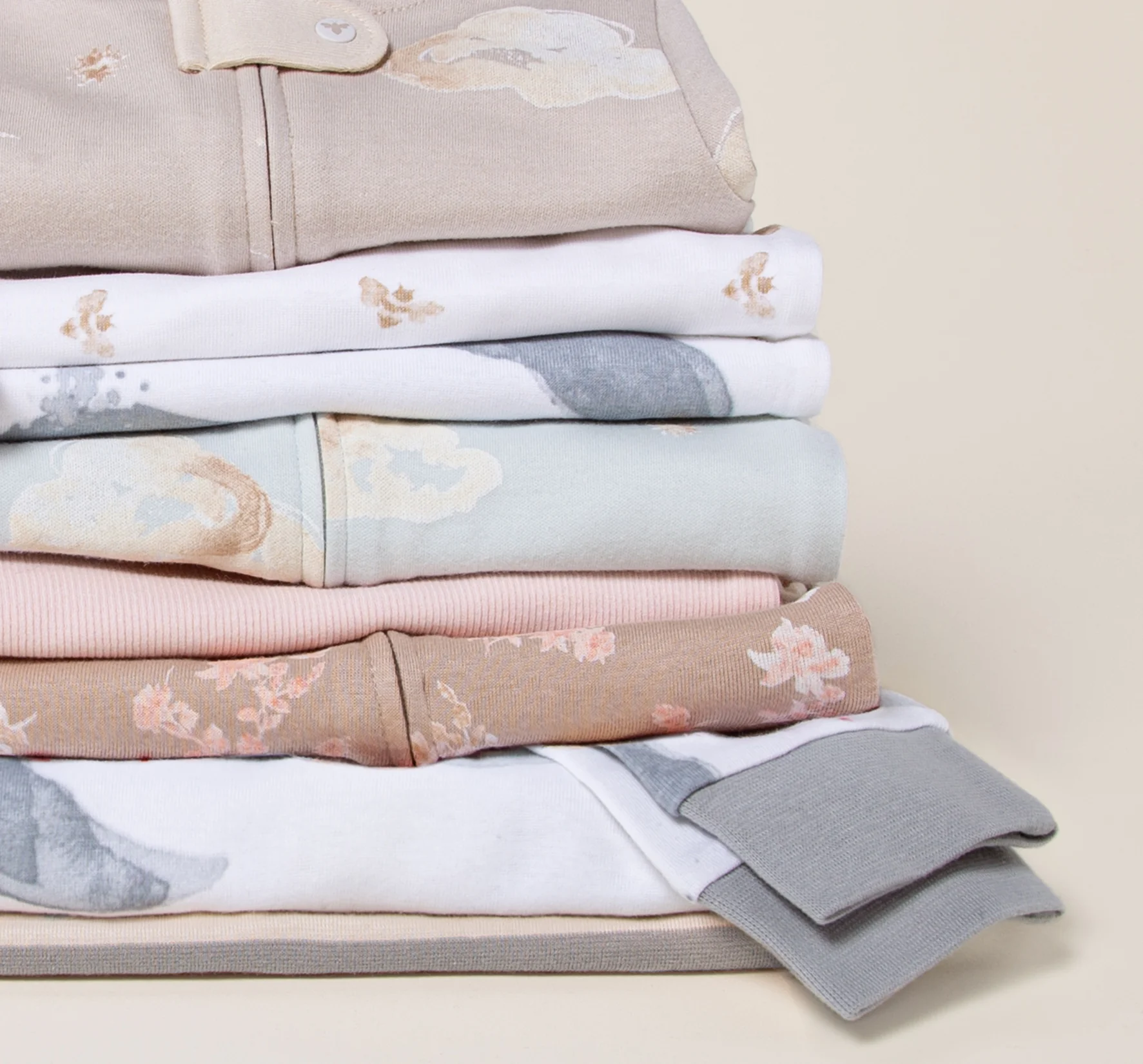 Solid Rib Organic Cotton Sleeper - Ranunculus - Image 7