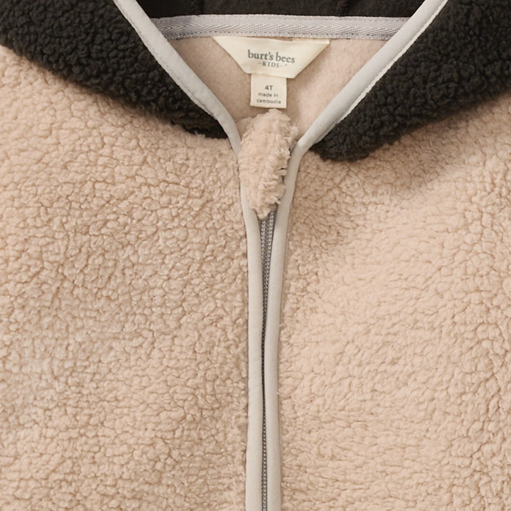 RepreveĀ® Sherpa Zip Front Jacket - Delicate Doe - Image 3
