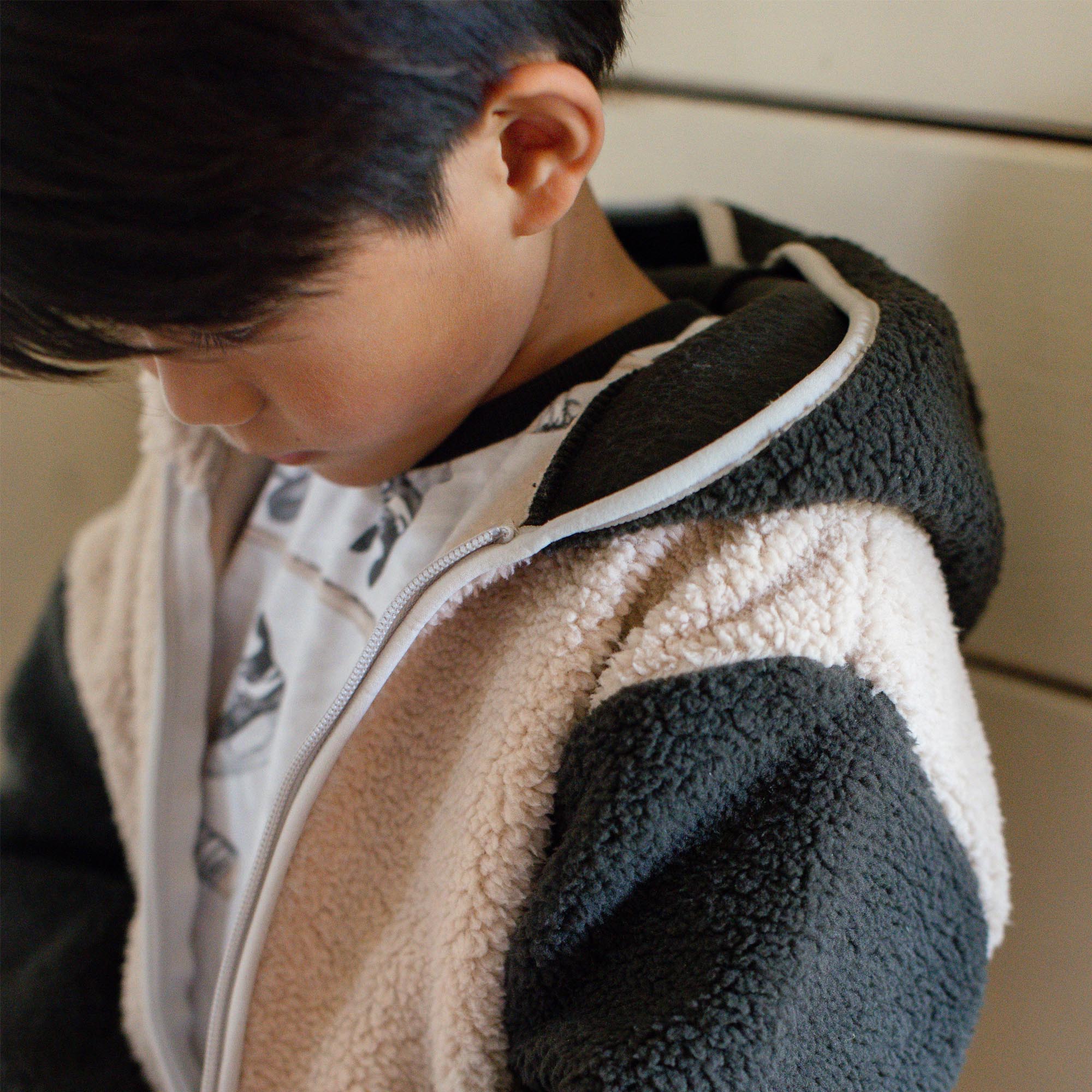 RepreveĀ® Sherpa Zip Front Jacket - Delicate Doe - Image 6