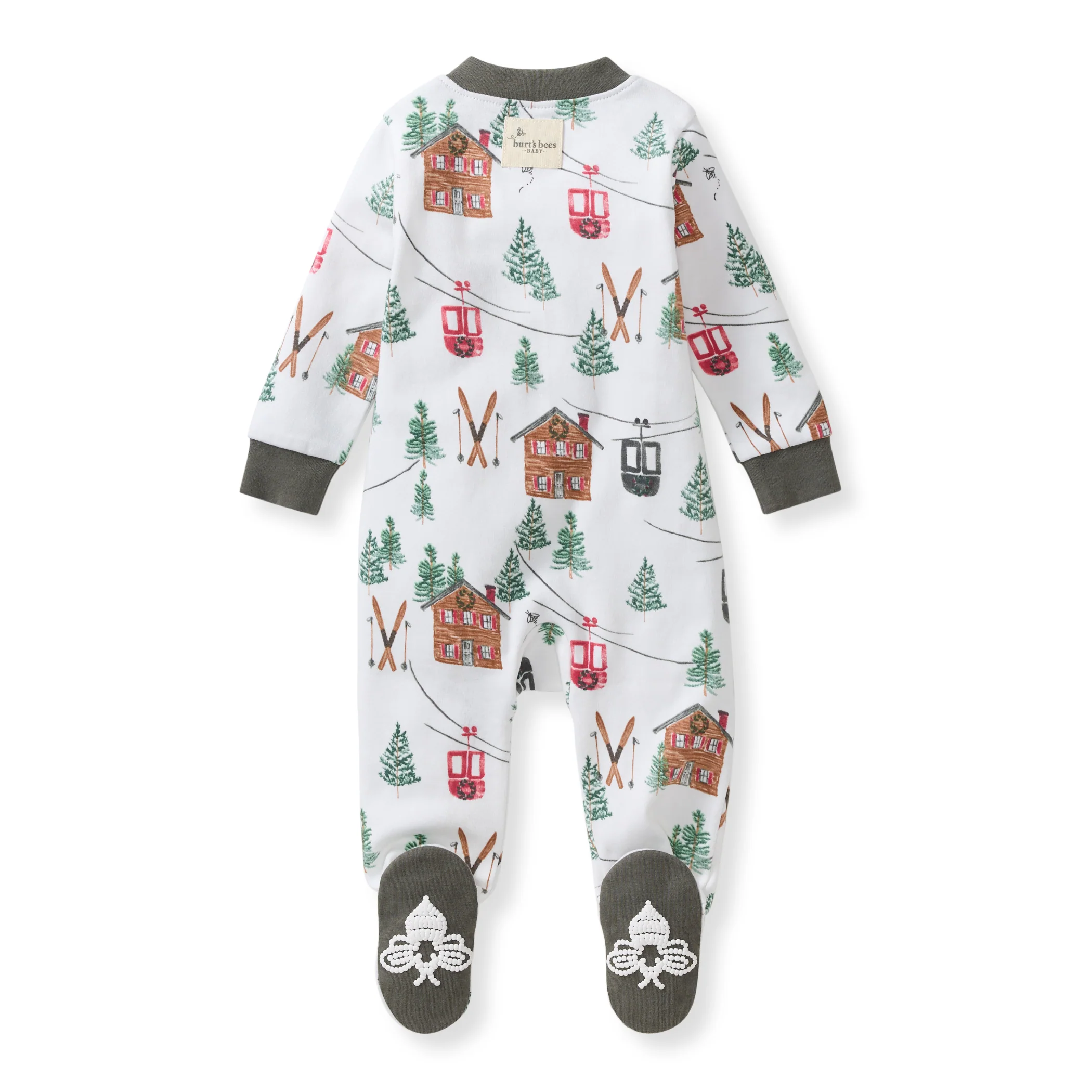 Ski The Alps Matching Family Pajamas - Image 4