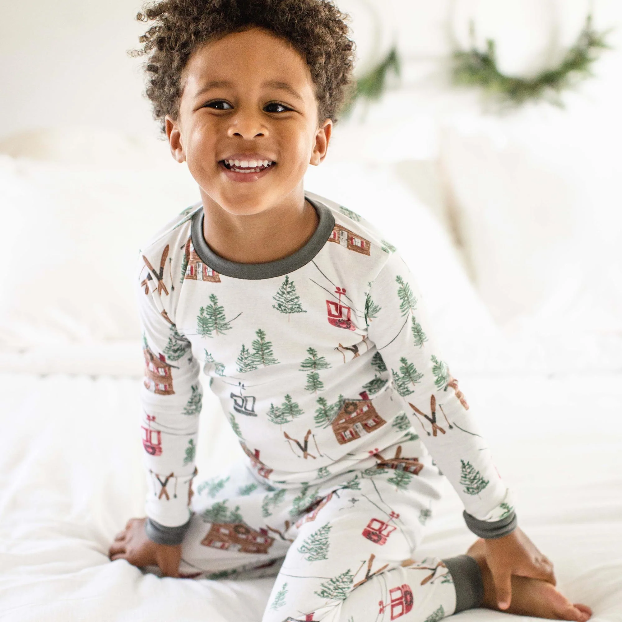 Ski The Alps Matching Family Pajamas - Image 8