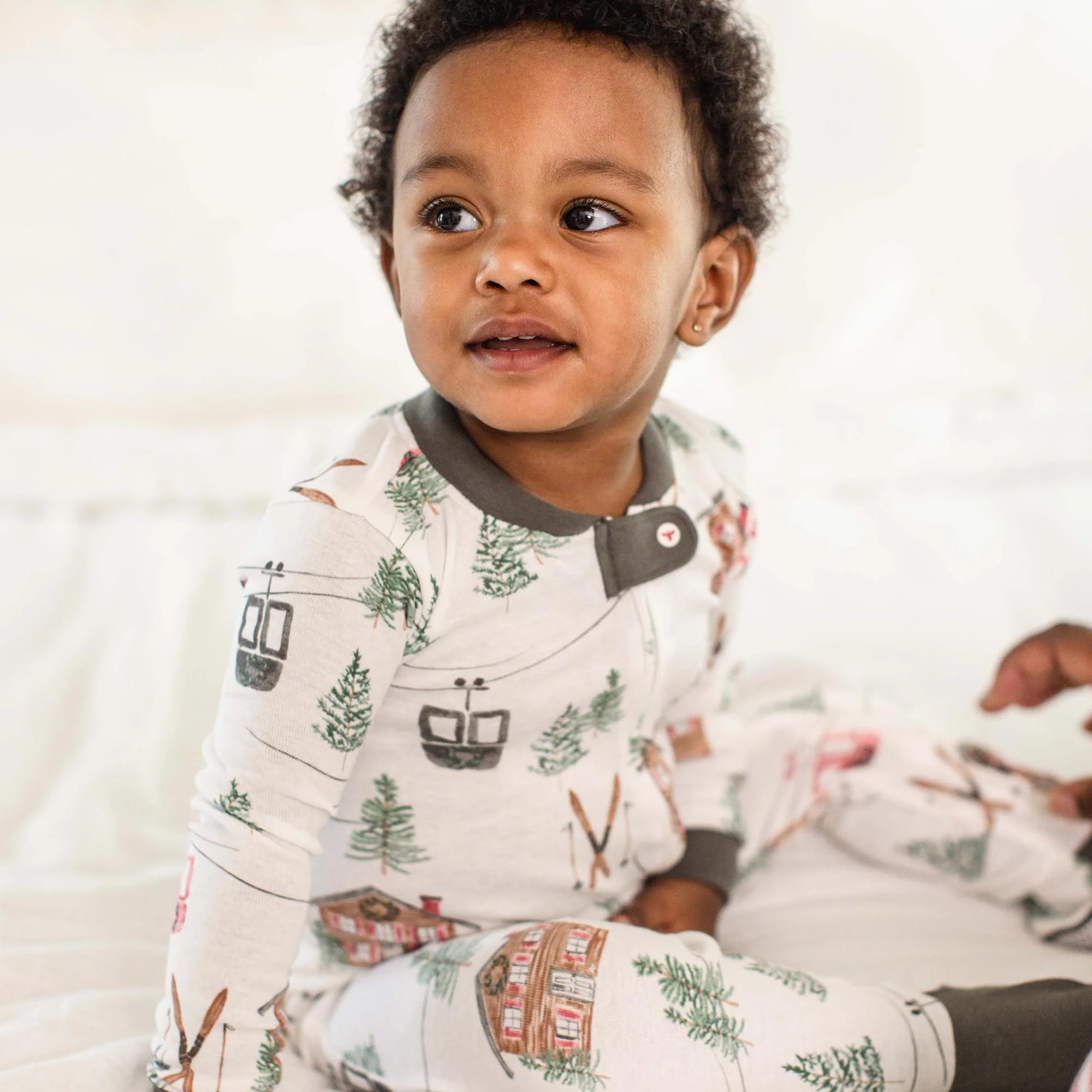 Ski The Alps Matching Family Pajamas - Image 9