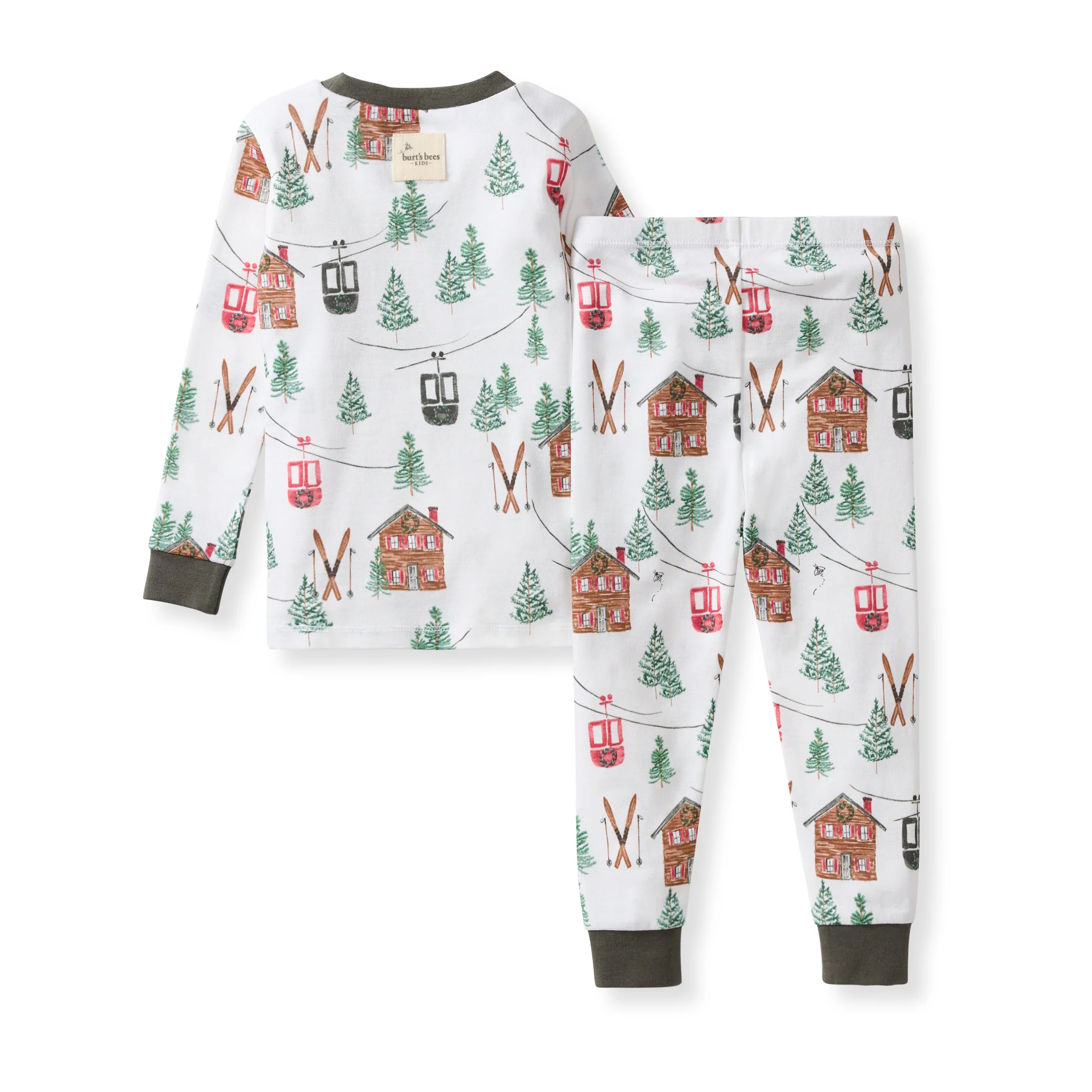 Ski The Alps Matching Family Pajamas - Image 4