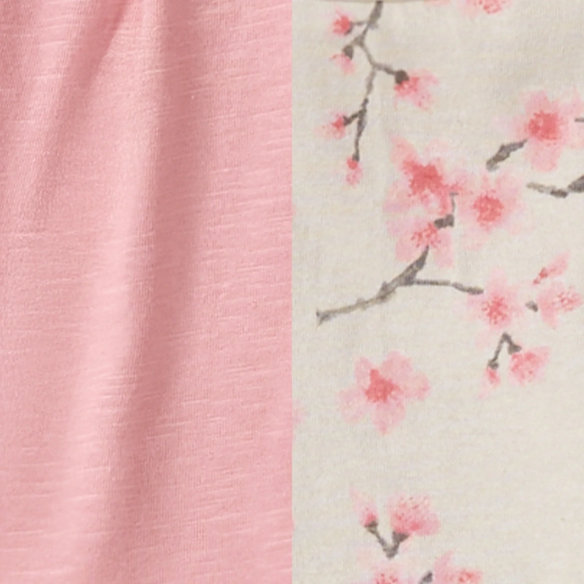 Slub Tunic & Cherry Blossoms Pants Set - Image 4