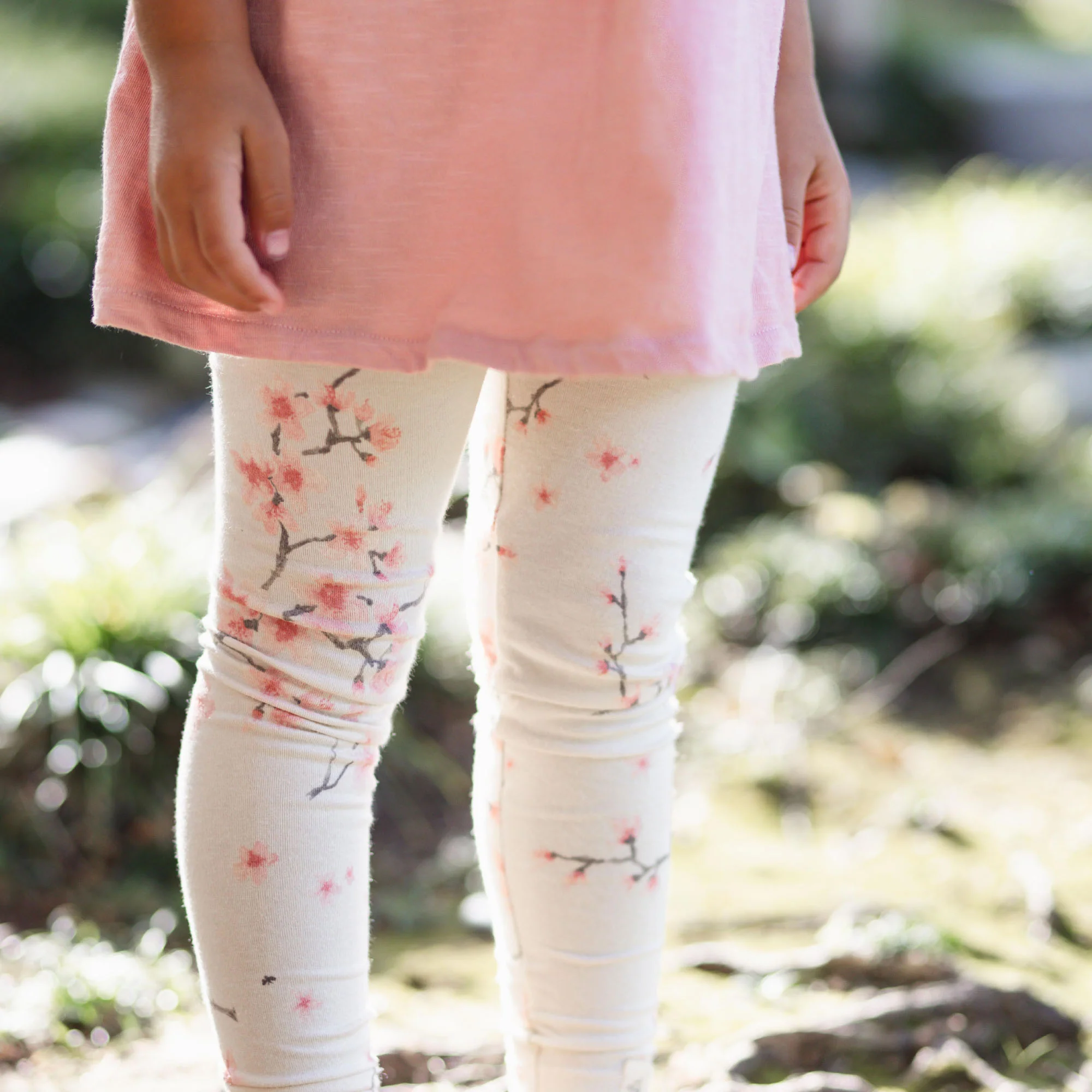 Slub Tunic & Cherry Blossoms Pants Set - Image 8