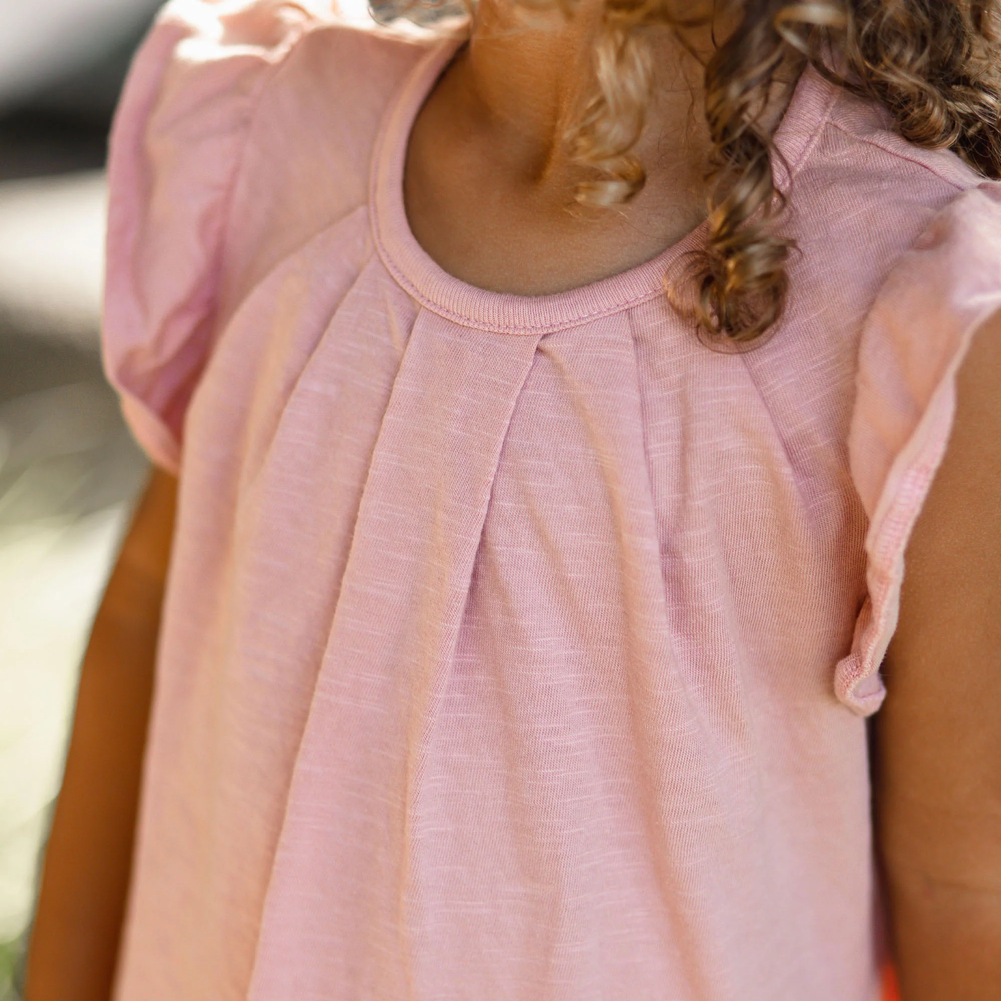 Slub Tunic & Cherry Blossoms Pants Set - Image 9