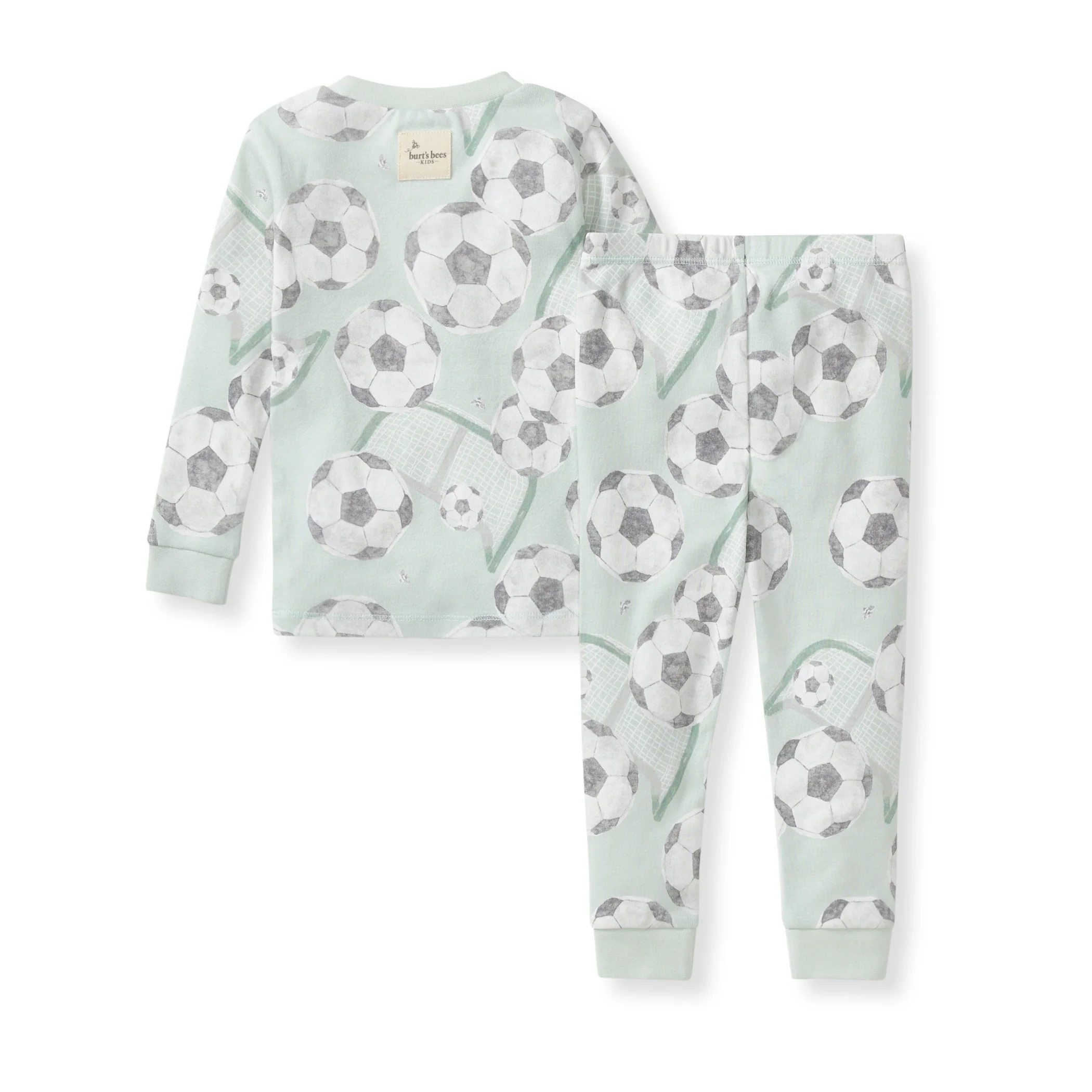 Soccer Goal Organic Cotton Two-Piece Pajamas - Image 3