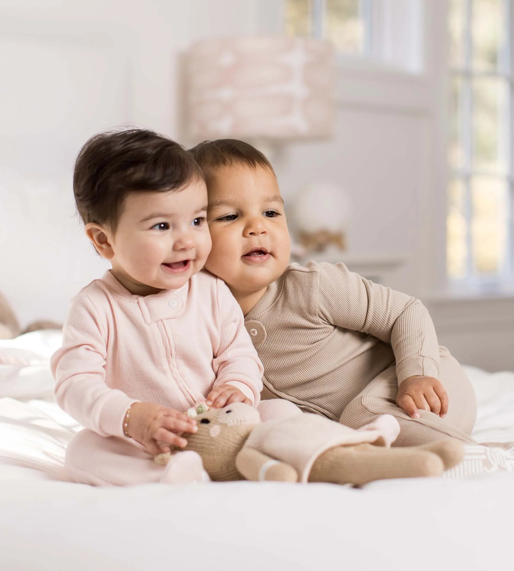 Solid Rib Organic Cotton Sleeper - Ranunculus - Image 6