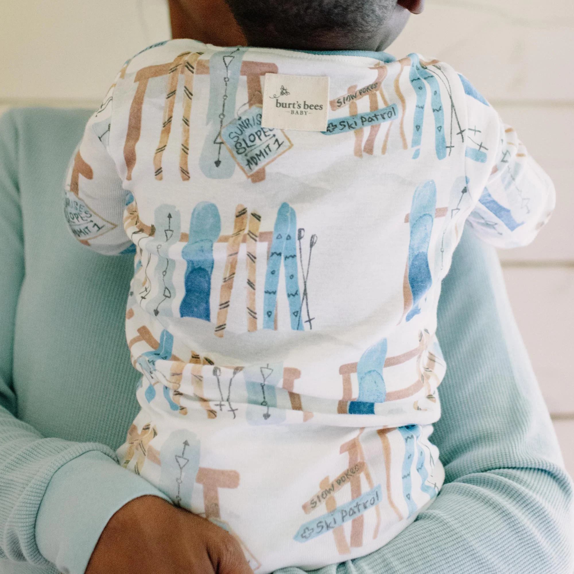 Sunrise Slopes Organic Cotton Sleeper - Mountain Blue - Image 2